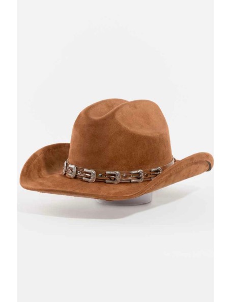 BROWN COWBOY HAT