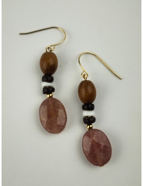 BEADS DEANGLE BROWN