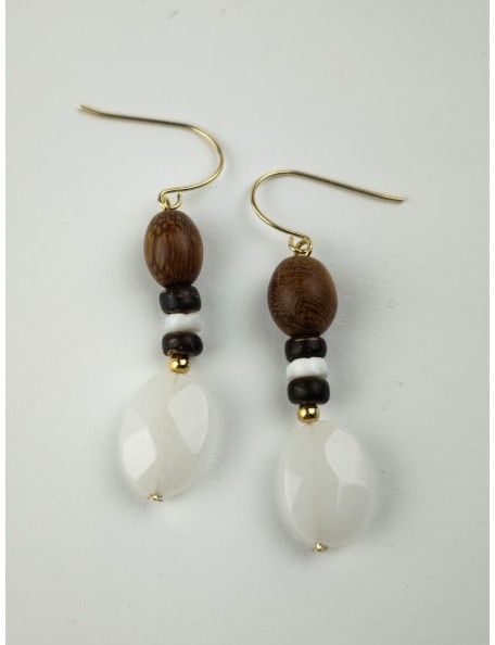 BEADS DANGLE WHITE