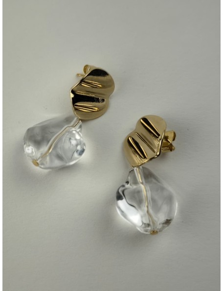 DANGLE TRANSPARENT EARRINGS