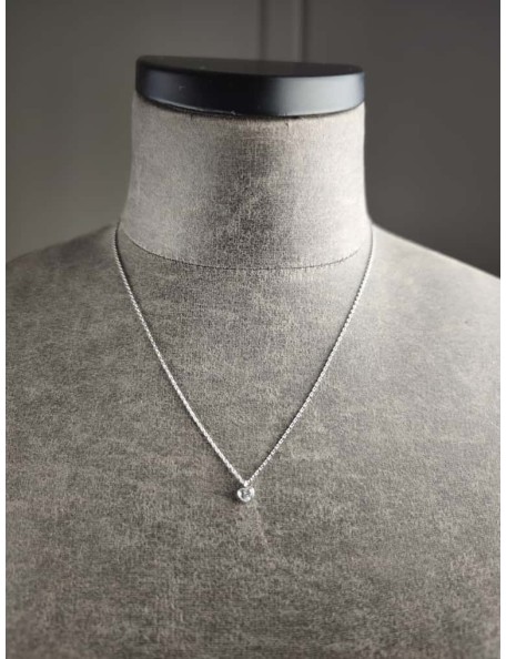 HEART STN NEC SILVER